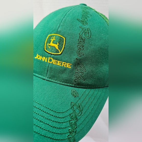 John Deere Caps Lot of 2 One Green Mens One Green Womens READ - Picture 8 of 16
